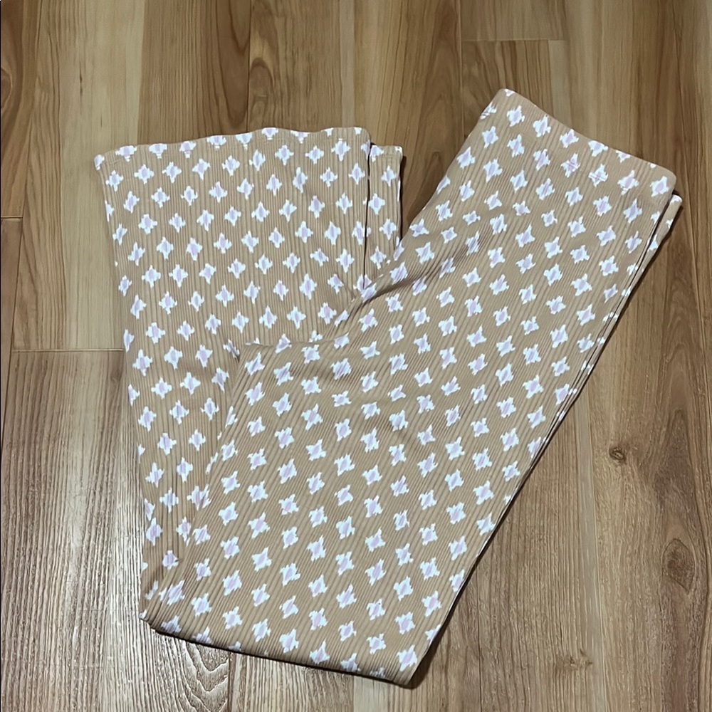 Tan Patterned Pants - Picture 2 of 6